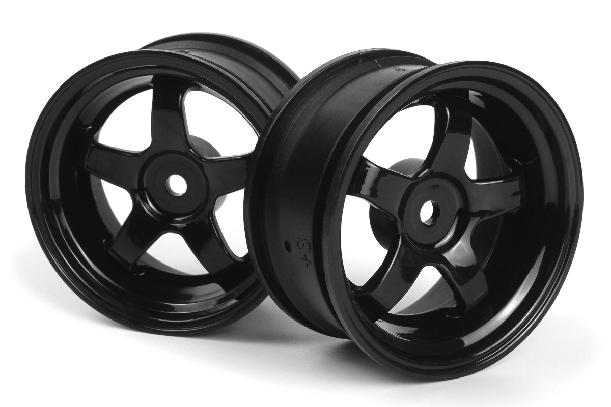 HPI HP160524 Work Meister S1 Wheel Black 26mm (3mm OS/2pcs)