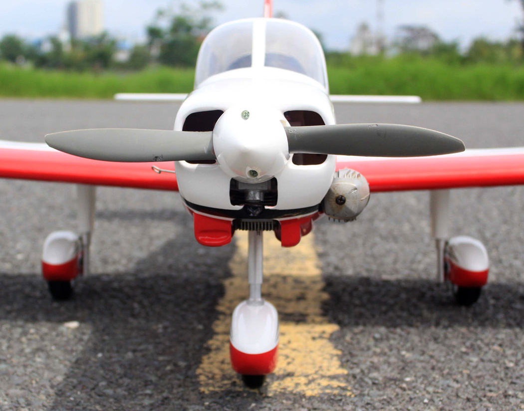 Seagull Piper Cherokee 153cm 10-15cc Röd ARF - 8