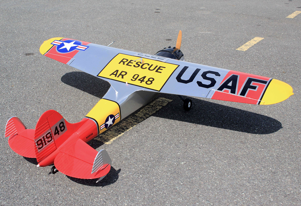 Seagull Cessna 195 USAF 229cm 35-50cc Gas ARF - 4