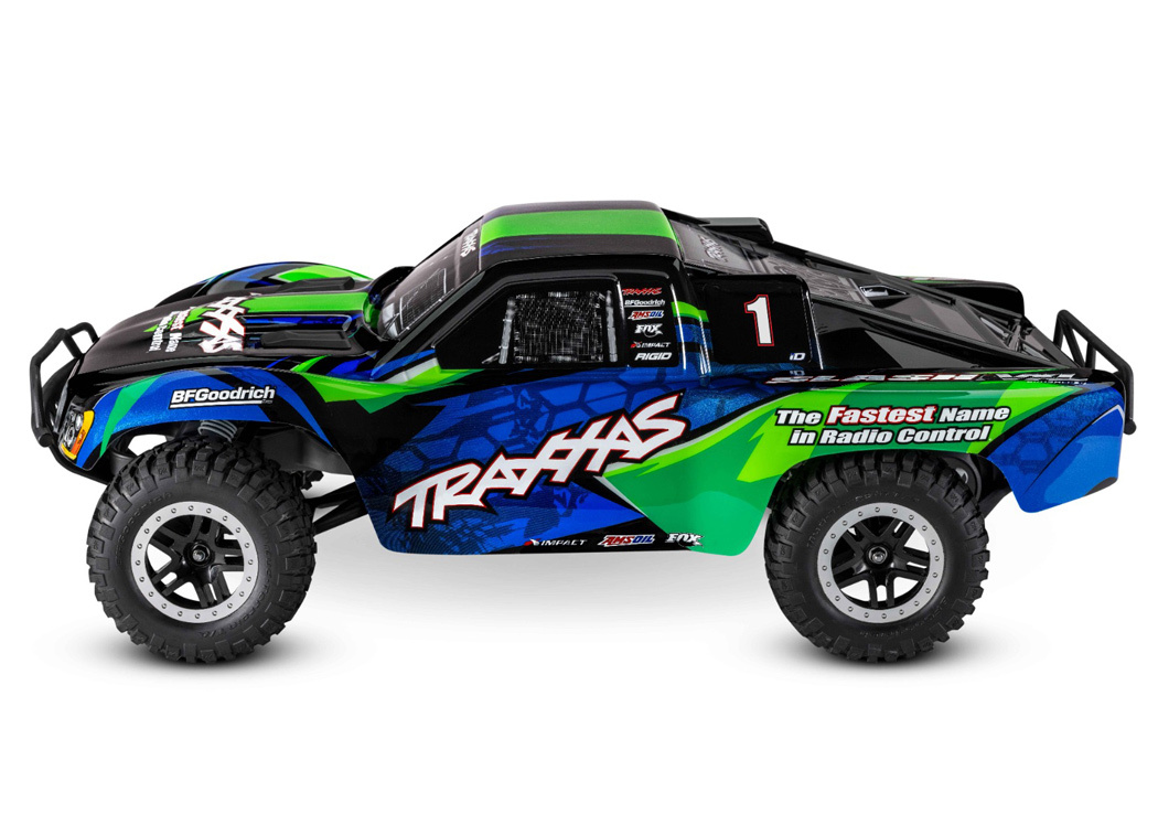 Traxxas Slash VXL 2WD Clipless 1 /10 RTR TQi TSM EHD Green - 4