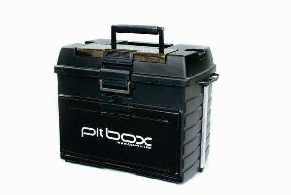 Kyosho 80460 Kyosho DeLuxe Edition Black Pitbox 542x300x397mm