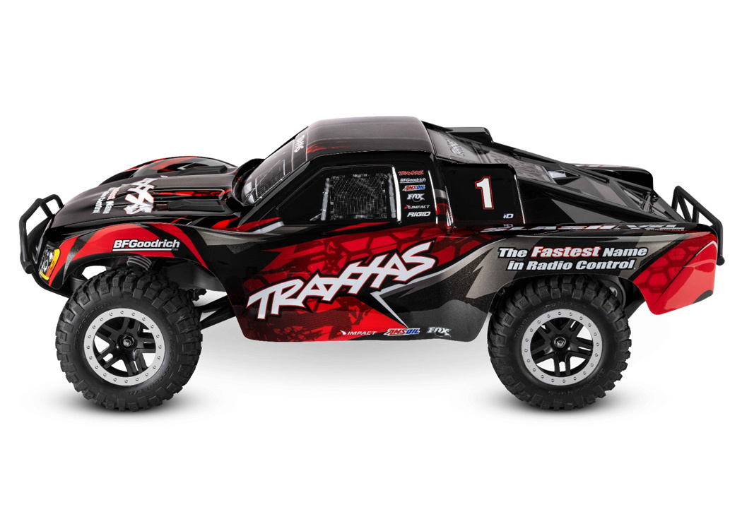 Traxxas Slash VXL 2WD Clipless 1 /10 RTR TQi TSM EHD Röd - 4