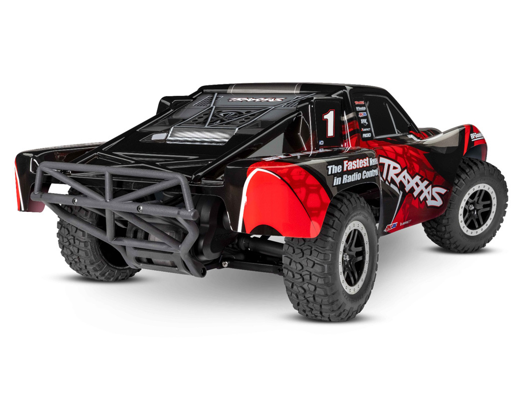 Traxxas Slash VXL 2WD Clipless 1 /10 RTR TQi TSM EHD Röd - 2