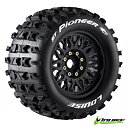 LOUISE RC WORLD L-T3325X Tires & Rims ST-PIONEER 3.8" Sport MFT (Loose 17mm Hex, 0" &amp; 1/2" Offset) (2)