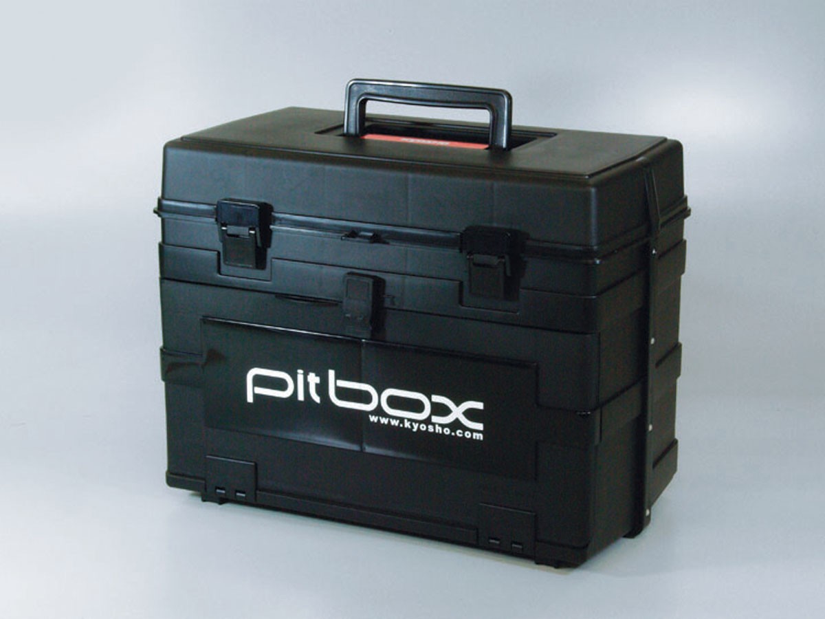 Kyosho 80461 Kyosho Black Pitbox 420x240x330mm