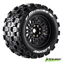 LOUISE RC WORLD L-T3327X Tire & Rim ST-MCROSS 3.8" Sport MFT (Loose 17 mm Hex, 0" &amp; 1/2" Offset) (2)