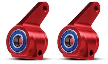 Traxxas 3636X Styrspindel Aluminium Röd (Par)
