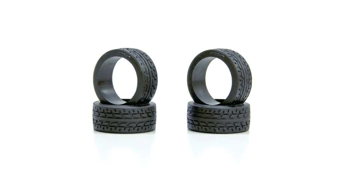 Kyosho MZW37-20B Kyosho Mini-Z Racing Radial Tyres 20 Shore - Narrow(4)