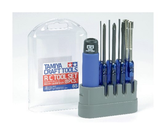 TAMIYA 74085 R/C Tool Set (8pcs.) - 2