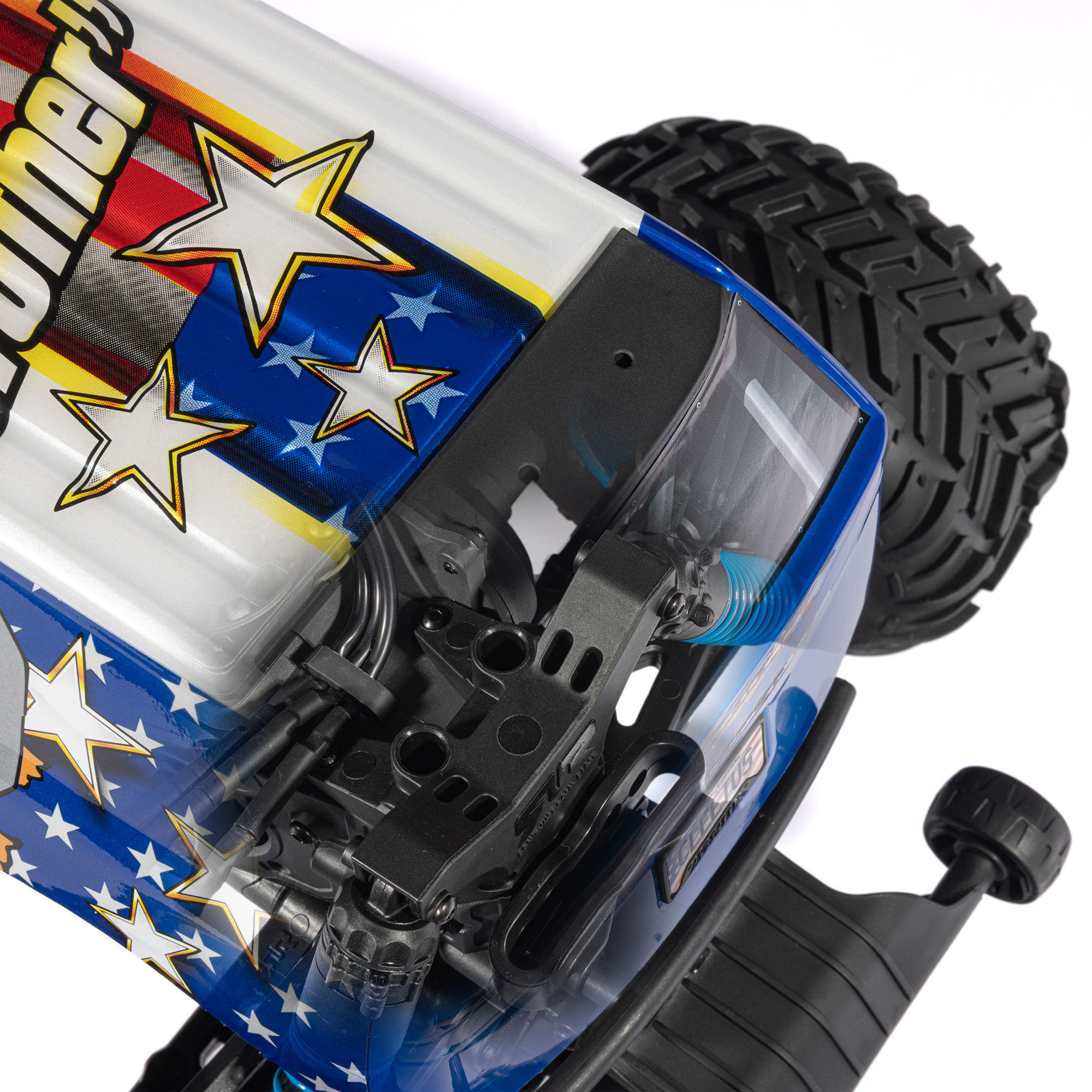 Arrma ARA3530SFFT1 1/10 FREEDOM FLYER 223S 2WD RTR Brushless Monster Truck (Battery & Charger Included), White - 9