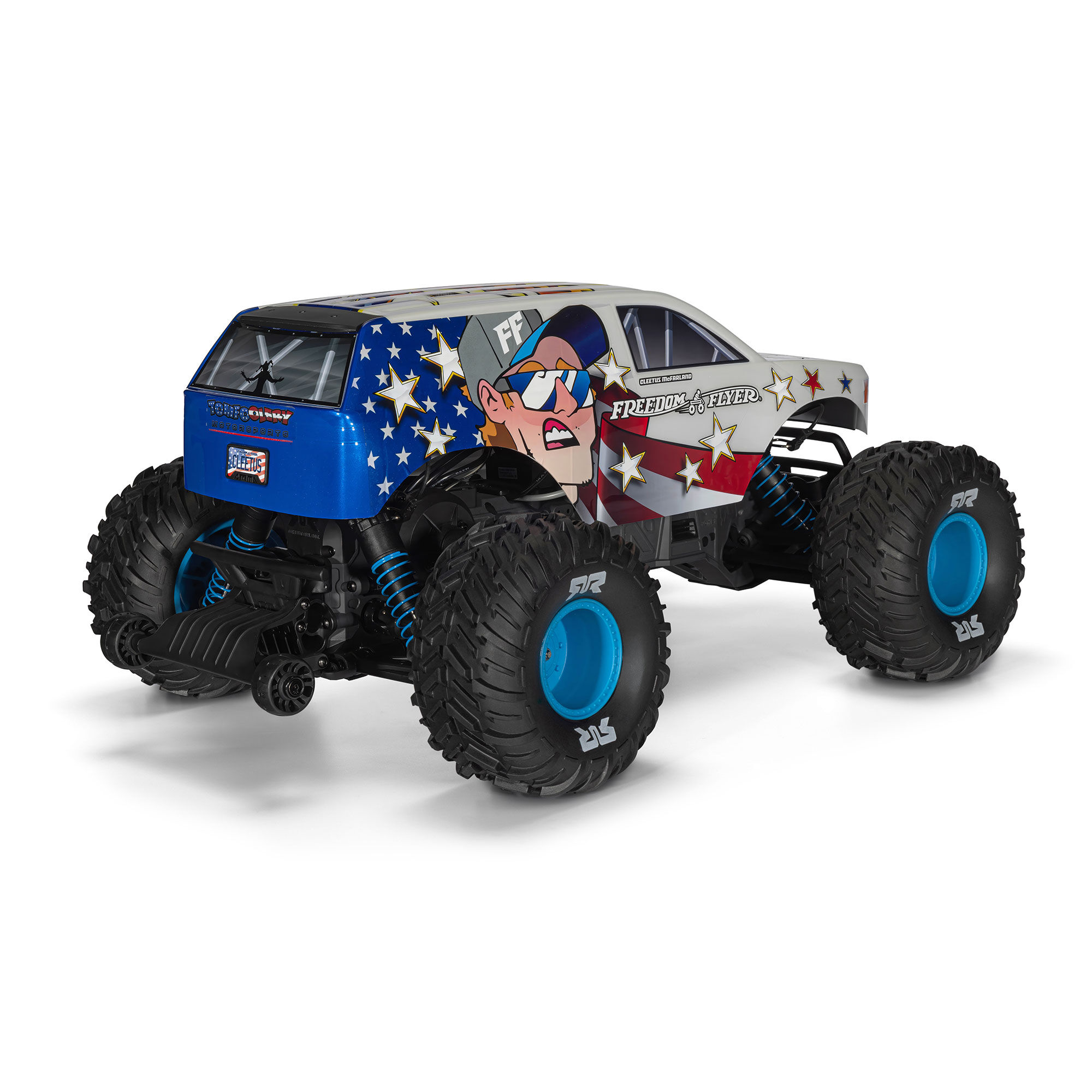 Arrma ARA3530SFFT1 1/10 FREEDOM FLYER 223S 2WD RTR Brushless Monster Truck (Battery & Charger Included), White - 24