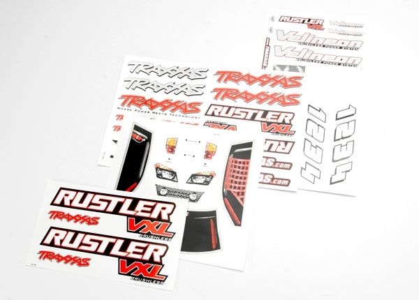 Traxxas 3713R Dekalark Rustler VXL*