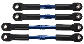 Traxxas 3741A Turnbuckle Camberstag Set Aluminium Blå