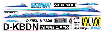 Multiplex Dekorbogen Heron