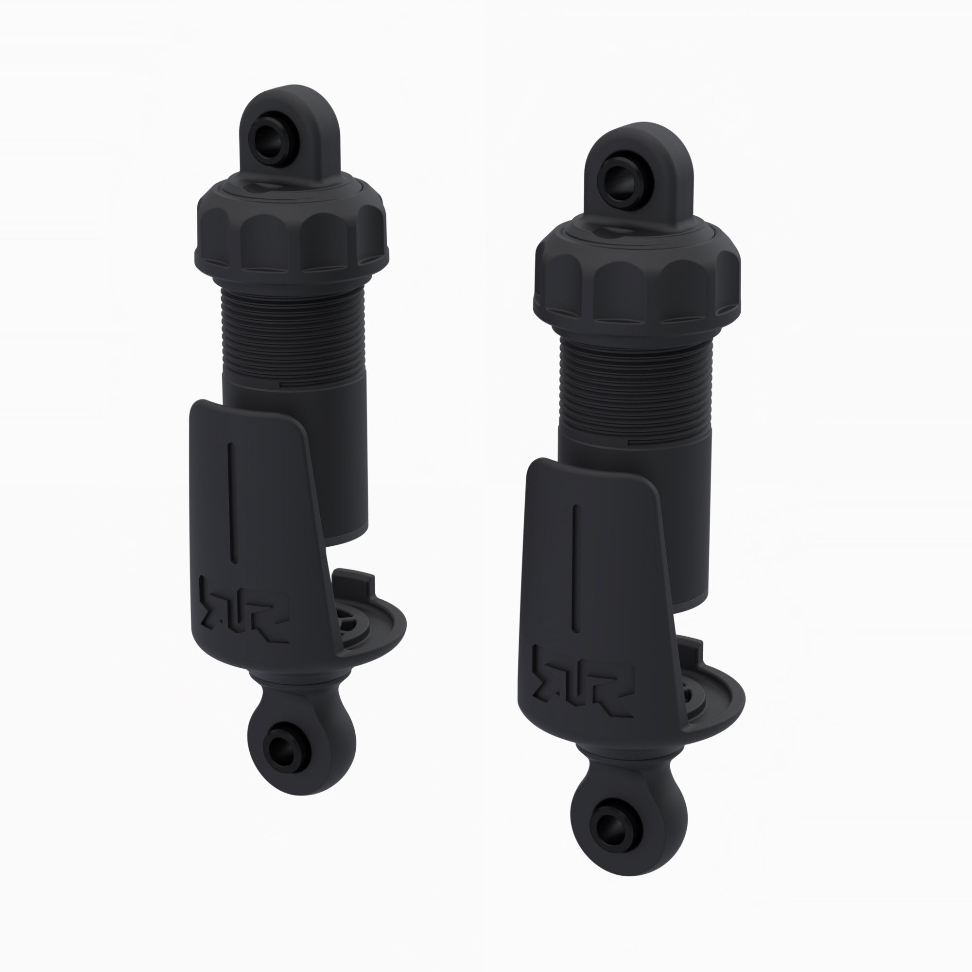 Arrma ARA-2641 Shock Set Bore: 11mm Length: 70mm Piston: 2x1.3mm Oil: 2000cSt Black with Bump Stop