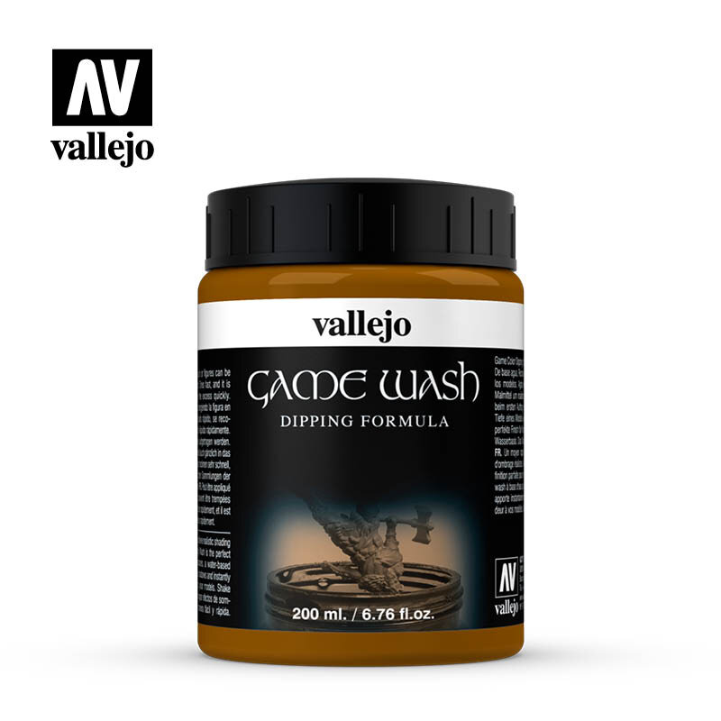 VALLEJO 73300 Washes 200ml Sepia til dybde/skygge