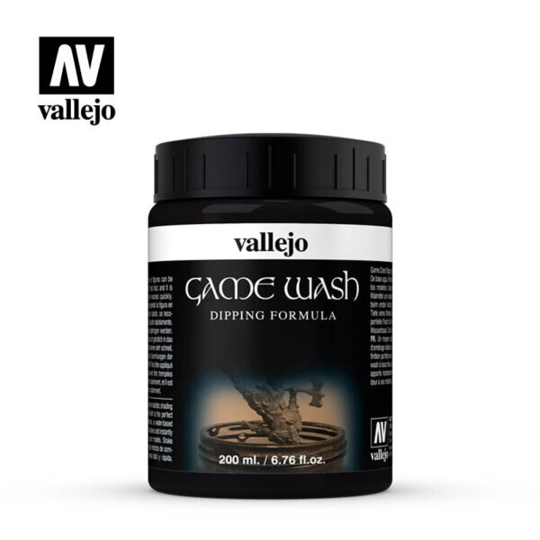VALLEJO 73301 Washes 200ml Black til dybde/skygge