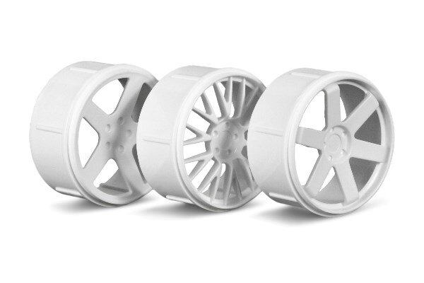 HPI HP73410 Wheel Set (White/Micro Rs4)