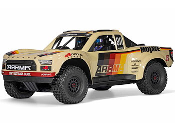 ARRMA 1/7 MOJAVE 6S 4X4 RTR Brushless Desert Truck, Beige