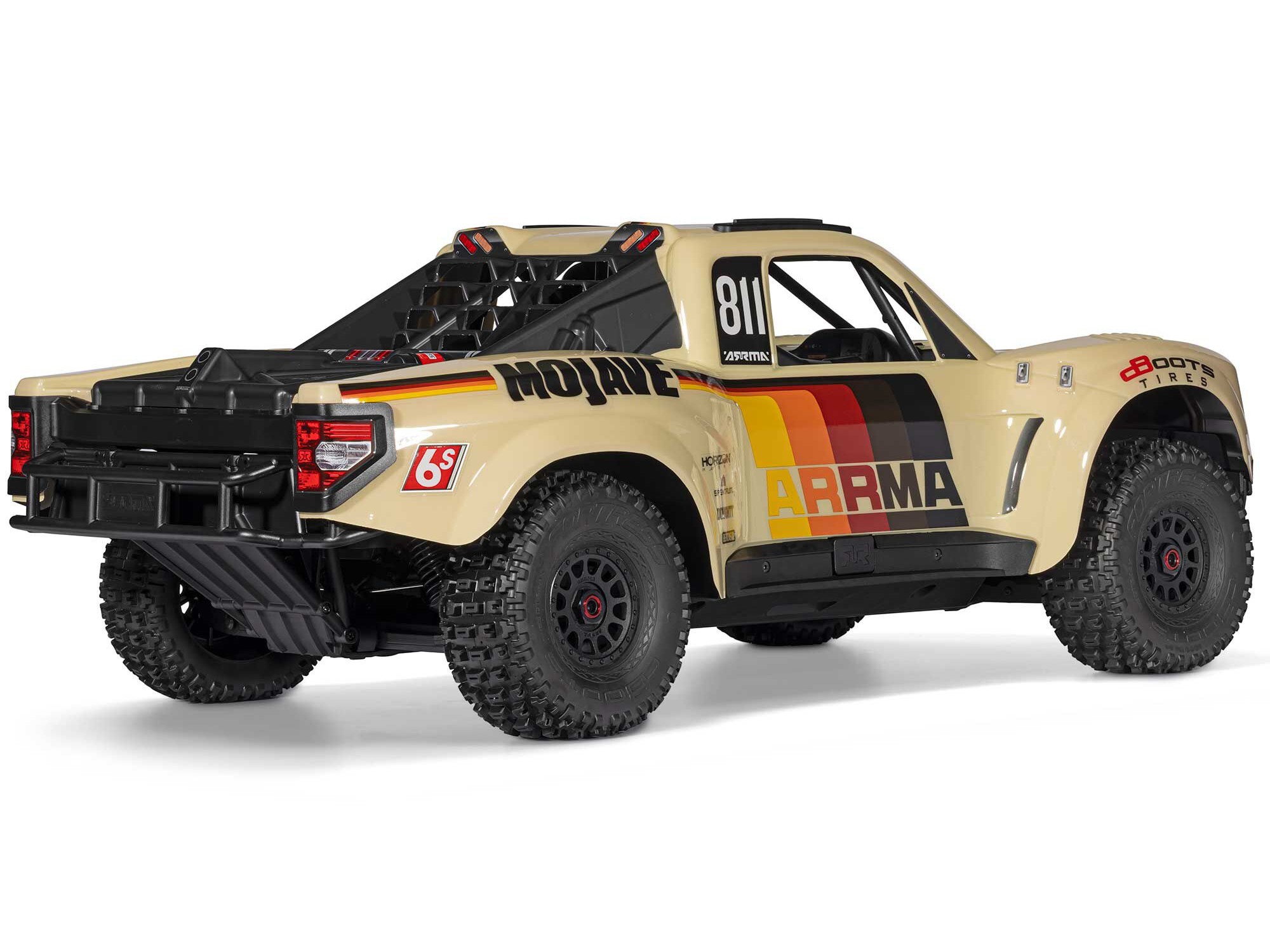 ARRMA 1/7 MOJAVE 6S 4X4 RTR Brushless Desert Truck, Beige - 5