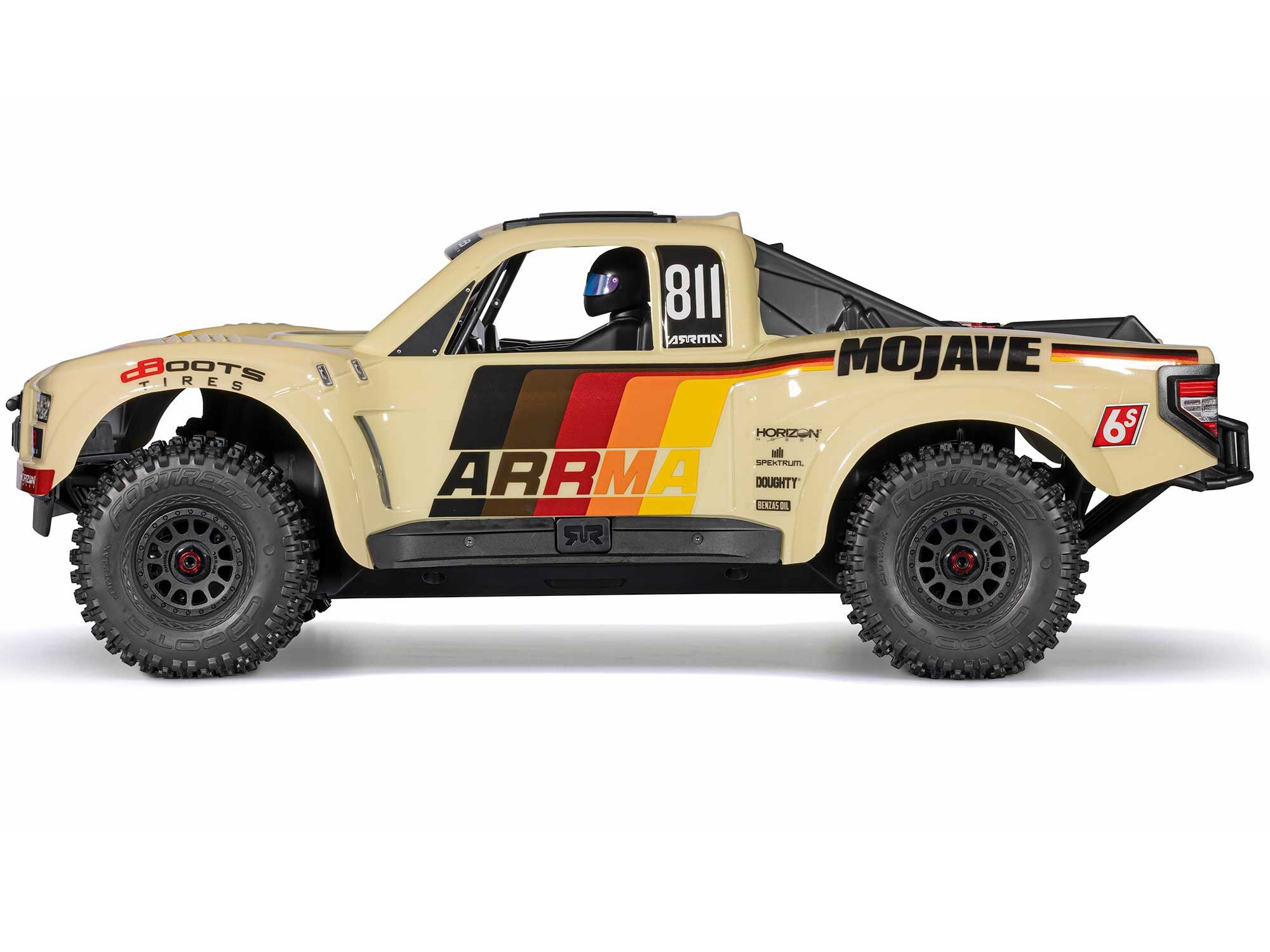 ARRMA 1/7 MOJAVE 6S 4X4 RTR Brushless Desert Truck, Beige - 7