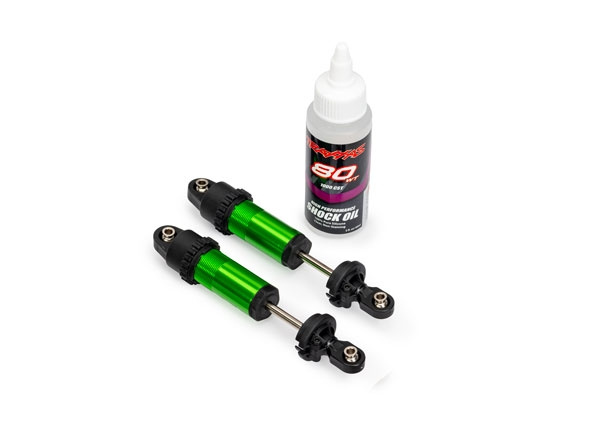 Traxxas 10961-GRN Shocks GT-Maxx Front Alu Green (2) Funco Sand Car