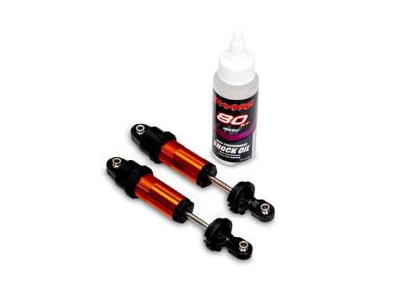 Traxxas 10961-ORNG Shocks GT-Maxx Front Alu Orange (2) Funco Sand Car