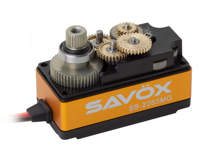 Savöx SB-2263MG Servo 10Kg 0,076s Alu Brushless Metalldrev Lågt - 2