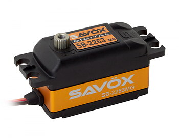 Savöx SB-2263MG Servo 10Kg 0,076s Alu Brushless Metalldrev Lågt
