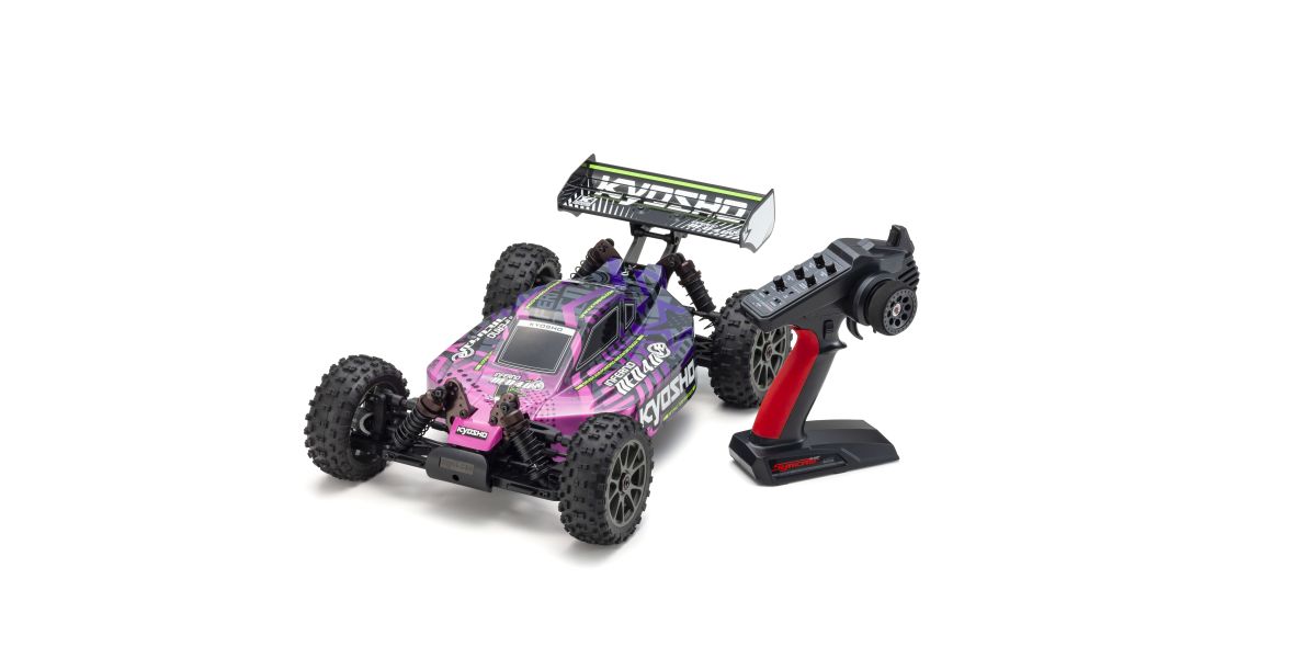 Kyosho 34118T1B Kyosho Inferno Neo VE 4.0 1:8 RC Brushless EP Readyset - T1 Purple