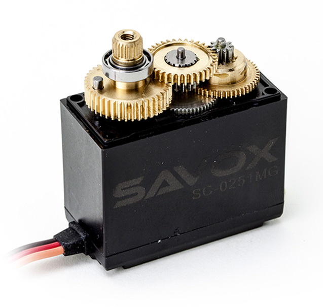 Savöx SC-0251MG Servo 16Kg 0,18s Metalldrev - 2