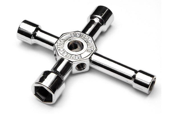 HPI HP74111 4 Way Glow Plug Wrench (Small)
