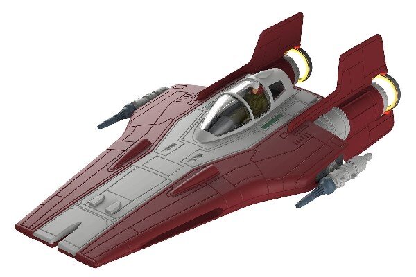 Revell 6770 1:44 Resistance A-wing Fighter, red