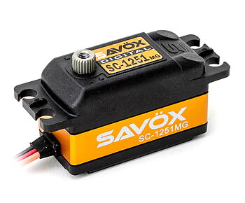 Savöx SC-1251MG Servo 9Kg 0,09s Alu Coreless Metalldrev Lågt