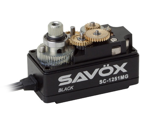 Savöx SC-1251MG Servo 9Kg 0,09s Coreless Black Edition Lågt - 3