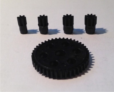Delrin Pinion Gears incl. Main Gear