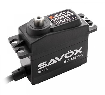 Savöx SC-1257TG Servo 10Kg 0,07s Coreless Black Edition