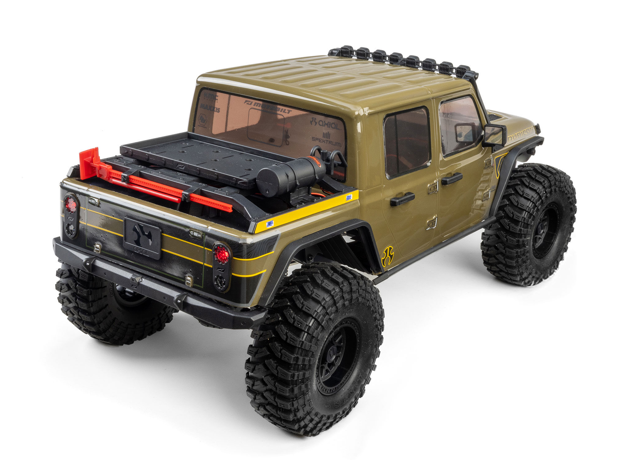 Axial AXI-2443T1 1/10 SCX10 III Motobilt Waypoint Jeep JT Gladiator 4X4 RTR Brushed Rock Crawler, Grön - 14