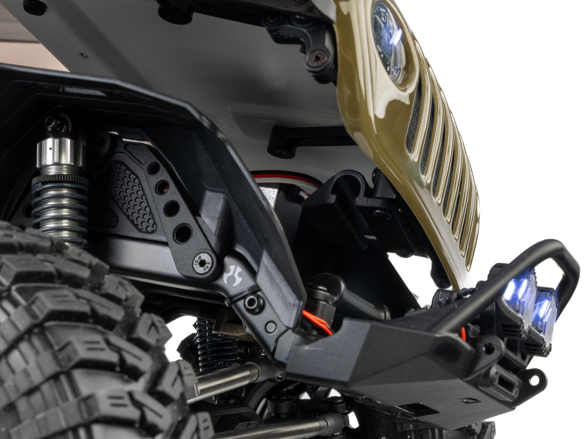 Axial AXI-2443T1 1/10 SCX10 III Motobilt Waypoint Jeep JT Gladiator 4X4 RTR Brushed Rock Crawler, Grön - 3