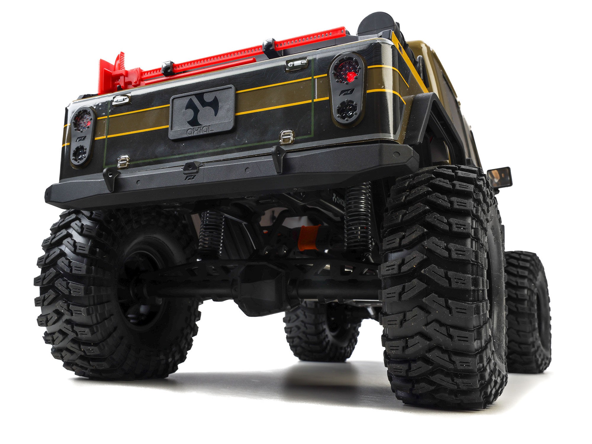 Axial AXI-2443T1 1/10 SCX10 III Motobilt Waypoint Jeep JT Gladiator 4X4 RTR Brushed Rock Crawler, Grön - 30