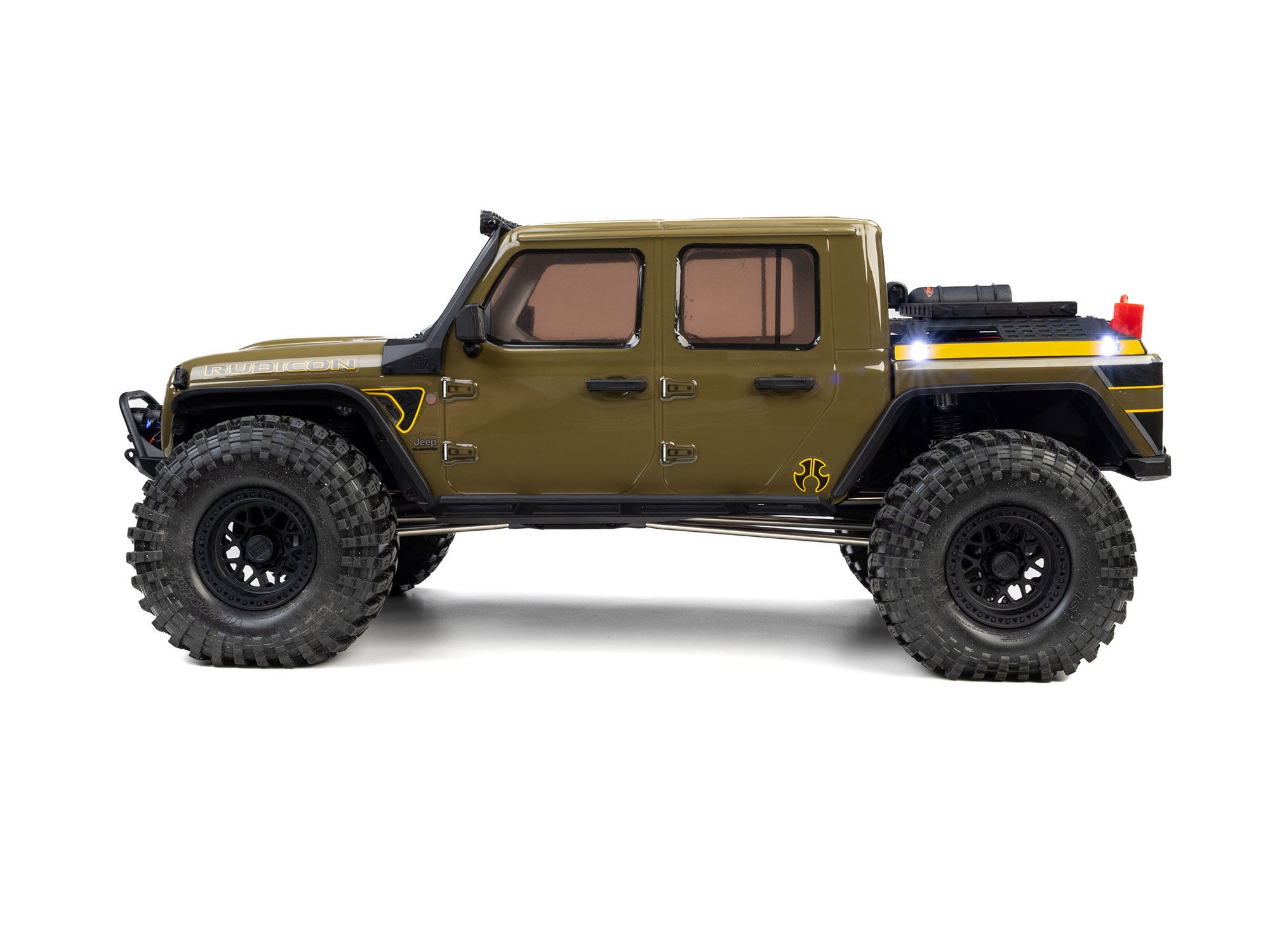 Axial AXI-2443T1 1/10 SCX10 III Motobilt Waypoint Jeep JT Gladiator 4X4 RTR Brushed Rock Crawler, Grön - 16