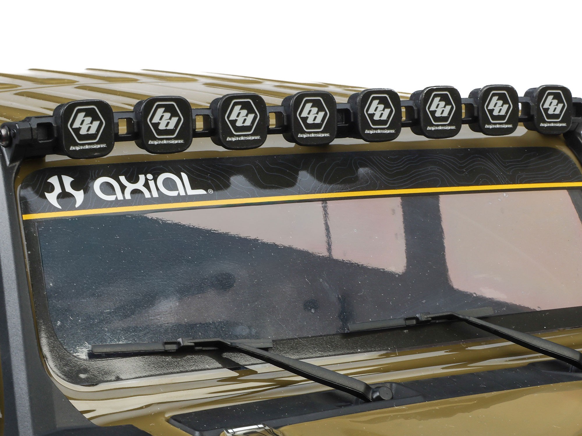Axial AXI-2443T1 1/10 SCX10 III Motobilt Waypoint Jeep JT Gladiator 4X4 RTR Brushed Rock Crawler, Grön - 38