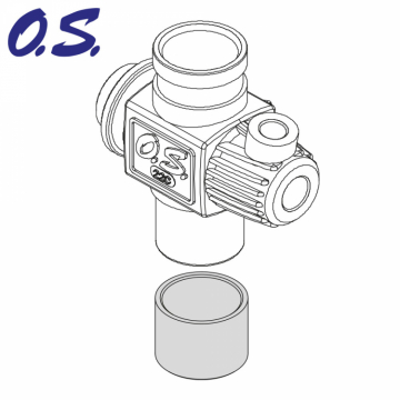 O.S.Engine 2A381100 Förgasarhus 22C(B)#