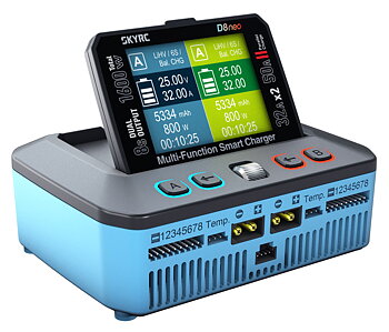 Sky RC SK-100230-01 D8neo Smart Balance Dual Charger 1600W