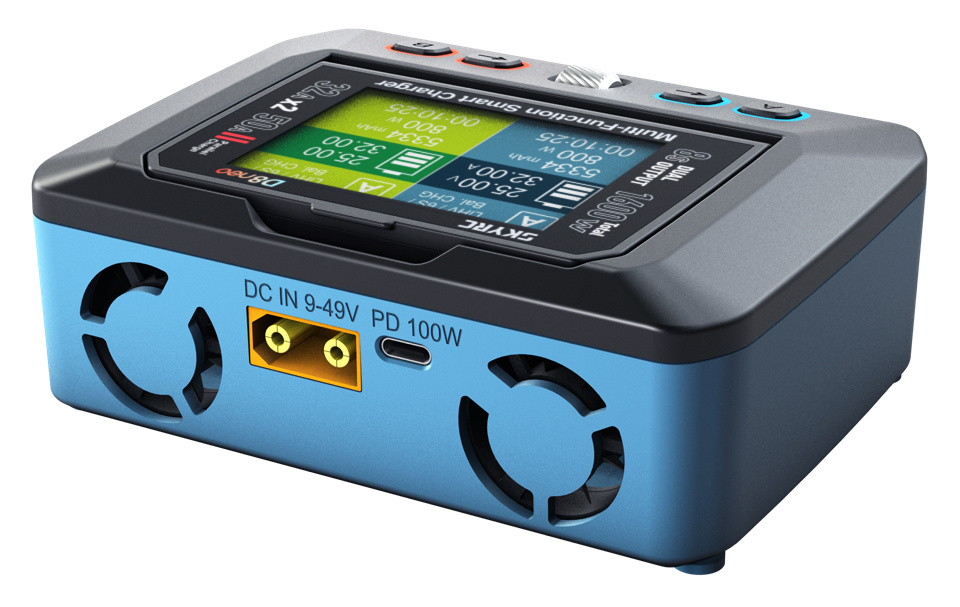 Sky RC SK-100230-01 D8neo Smart Balance Dual Charger 1600W - 4
