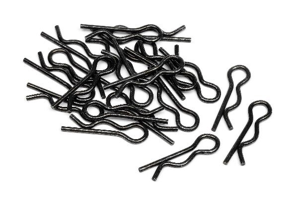 HPI HP75106 Body Clip (6Mm/Black/20Pcs)