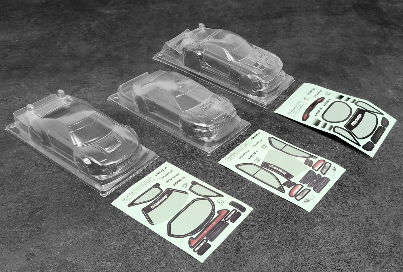 Bittydesign BDMZ-KJR KANJO-N Body 1/28 Mini-Z (Unpainted) - 10