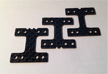 Graphite 1mm T-Plates (3 sizes)