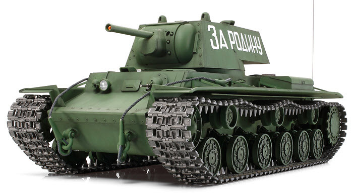 TAMIYA 56028 1/16 Russian Heavy Tank KV-1 w/Option Kit - 2