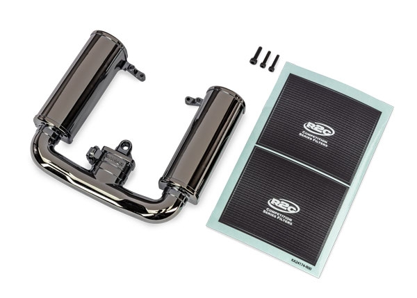 Traxxas 10985-BLKCR Engine Intake Black Chrome Funco Sand Car